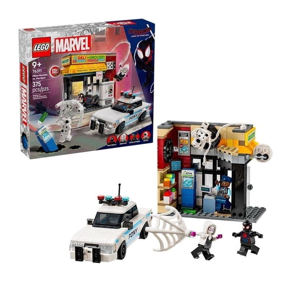 Set LEGO Super Heroes Multiverso Arácnido: Miles Morales vs Mancha 76311