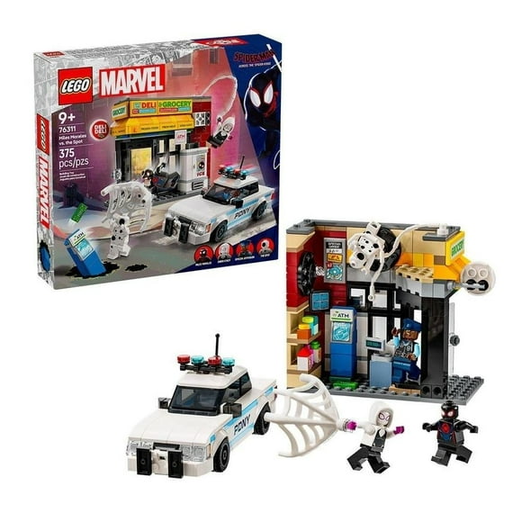 Set LEGO Super Heroes Multiverso Arácnido: Miles Morales vs Mancha 76311