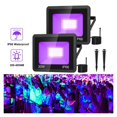 thumbnail image 2 of 1PC/2PCS 30W LED UV Black Lights IP66 Stage Blacklight Ultraviolet Flood Effect Light For Halloween Xmas Dance DJ Disco Party ,Power Saving, 2 of 7
