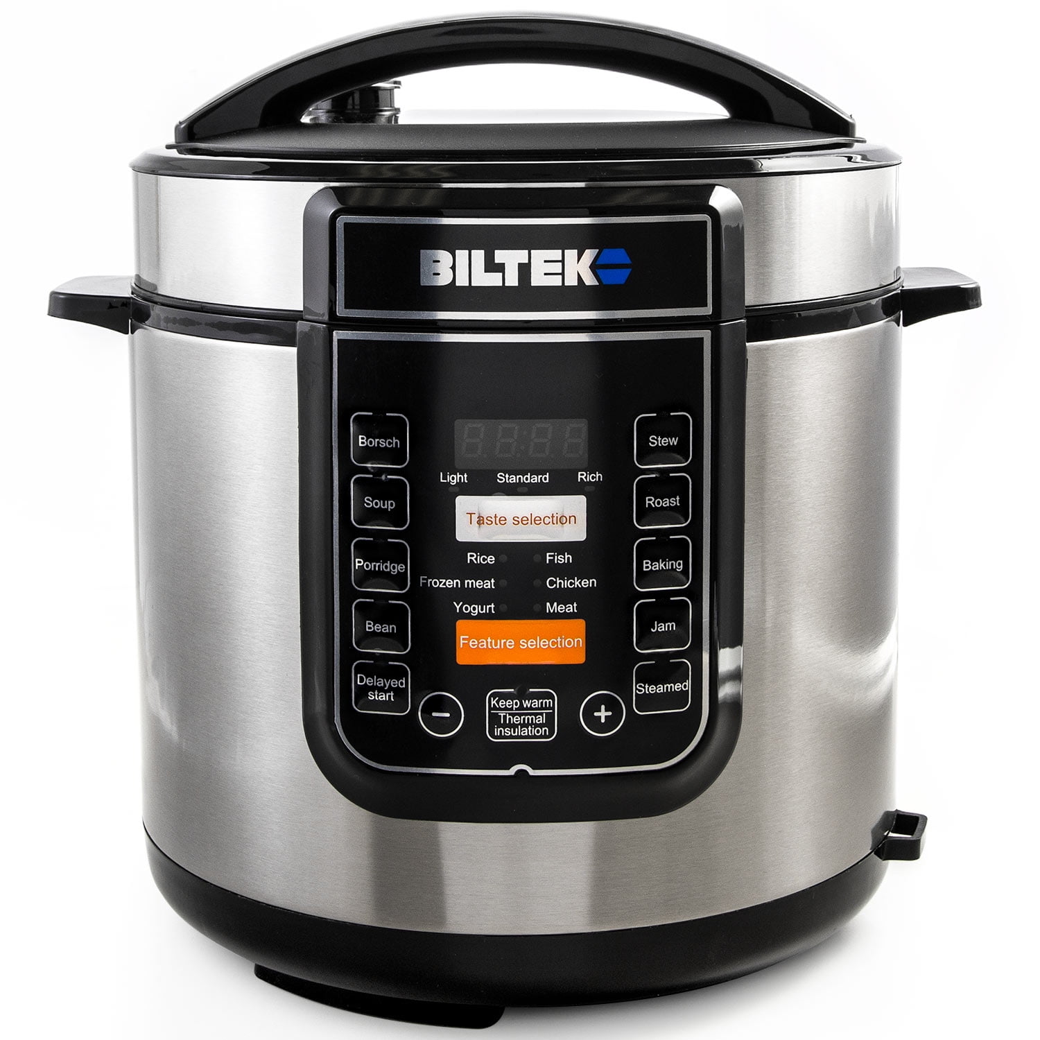 Biltek 7in1 MultiUse Programmable Pressure Cooker, Slow