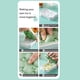 thumbnail image 5 of Matsuzay Molde de hielo Bandeja Caja de almacenamiento Contenedor Cocina Cocina y Comedor Verde claro, 5 of 6