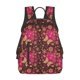 thumbnail image 1 of Balery Golden Snowflakes And And Butterflies Mochila ligera para hombre y mujer: duradera e impermeable, ideal para la escuela, el trabajo, viajes y uso diario., 1 of 7