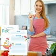 thumbnail image 5 of RXIRUCGD Carte de Recettes d'Ingrédients Alimentaires de Cuisine, 5 of 5