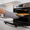 thumbnail image 2 of Oven Mitts and Pot Holders 4 pcs Set High Heat Resistant 500°F Extra Thicken Long Kitchen Cotton Oven Glove for Cooking Baking Grilling with Hot Pad, 2 of 3