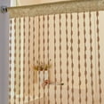 thumbnail image 4 of Inteprter Cortina de madera natural con cuentas para puerta, divisor de ambientes, estilo bohemio hippie, para colgar en el patio. Sombras de ventana B, 4 of 6