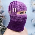 thumbnail image 2 of QUSENLON Knit Balaclavas Winter Balaclavas SkiMask Knitted Beanies Hat Dreadlocks Ski Balaclavas Cycling Balaclavas Hooded Hat, 2 of 15
