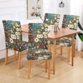 thumbnail image 2 of Yayeee 2 Pack Dining Chair Covers Stretch Parson Chairs Slipcovers Seat Protector, Floral Garden, 2 of 6