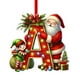 thumbnail image 4 of 2D Acrylic Christmas Tree 26 Letter Pendant Decorative Gift Family Christmas Party Pendants, 4 of 5