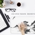 thumbnail image 6 of Chinoiserie Mouse Pad Black White Large Ink Painting Desk Mat Landscape XXL Large Gaming Mouse Mat for Office,Computer,Keyboard,Laptop and Home Desk Mat 31.5 X 15.7inch, 6 of 7