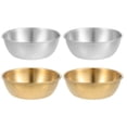 thumbnail image 1 of Cuencos de salsa de acero inoxidable, tazas de salsa pequeñas reutilizables para salsa de soja, condimentos de Sushi y aperitivos, fideos de arroz, 4 Uds., 1 of 8