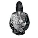 thumbnail image 3 of Sudadera con capucha para hombre de otoño, ropa gótica para hombre, sudaderas con capucha estilo hip hop con cremallera, sudadera con capucha con estampado de monstruo para hombre, ropa Y2k, 3 of 5