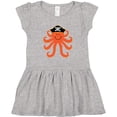 thumbnail image 3 of Inktastic Pirate Octopus Kids Funny Girls Toddler Dress, 3 of 5