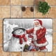 thumbnail image 4 of RV 3 uds., fundas de baño navideñas de Papá Noel, alfombrillas de baño Rojo Verde, 4 of 5