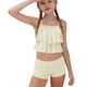 thumbnail image 1 of Niñas Trajes de Baño de Dos Piezas Tamaño 10-12 Verano Weiyi Impresión Traje de Baño de Playa con Estampados Florales Set de Dos Piezas Shorts, 1 of 9