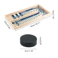 thumbnail image 3 of Juego De Mesa De Hockey Sobre Hielo, Juego De Mesa De Tiro Rápido De Madera, Divertidos Juguetes Interactivos Portátiles Para Padres E Hijos sonducket FN005715-00, 3 of 6