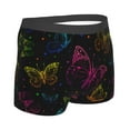 thumbnail image 3 of Haiem Butterfly Men's Boxer Briefs, Every Day Comfort Stretch Cotton Moisture-Wicking Underwear-, 3 of 9