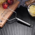 thumbnail image 2 of Manual Vegetable Smasher Comfortable Handle Vegetable Stainless Steel Kitchen Durable Potato Masher Stainless Steel, 2 of 5