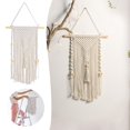 thumbnail image 2 of LYCAQL Macrame Wall Hanging Boho Wall Art Decor Woven Chic Bohemian Room Decor for Bedroom Nursery Living Room Dorm Apartment, Small Size 17.7" L x 11.8" W, 2 of 9