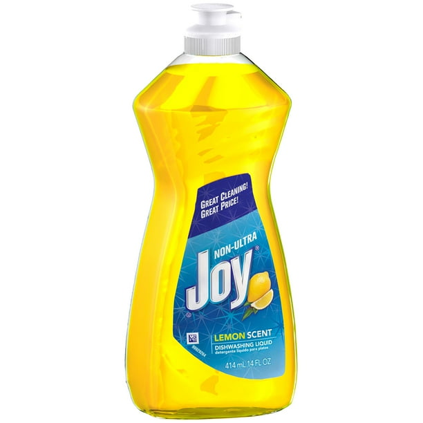Joy NonUltra Dishwashing Liquid, Lemon, 14 fl oz