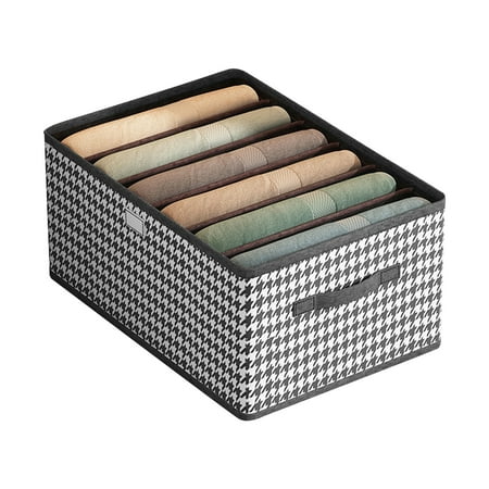 

Ncandy Clearance Sale! Storage Box Storage Box Houndstooth [Without Cover] Large 6 Compartmentsbig Sale!