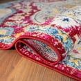 thumbnail image 5 of World Rug Gallery Distressed Vintage Bohemian Red 2' x 3' Area Rug, 5 of 6