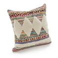 thumbnail image 3 of Ox Bay Nomad 18" x 18" Ivory/Multi-color Diamond Striped Cotton Adult Decorative Throw Pillow Cover, 3 of 7