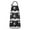 Black White Moon, variant on Black White Gothic Moth Star Sun Moon Apron-Garden Aprons for Women with Pockets-Cotton Linen Waterproof Kitchen Cooking Gardening Aprons Adjustable for Kitchen,Cooking,BBQ and Salon 33x27 Inch