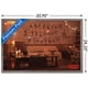 Stranger Things Alphabet Poster - Framed Wall Art - Netflix Show Decor For Bedroom, Office, Dorm