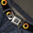 thumbnail image 2 of Buckle-Down Belt, Seatbelt Buckle Belt, Owl Eyes, Youth 22 to 32 Inches, 2 of 9
