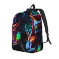 thumbnail image 1 of Goofa The Nightmare Before Christmas Pattern Durable Canvas Daypack - High-Quality Vintage Backpack, Compact & Versatile for Travel and Everyday Use-Small, 1 of 5