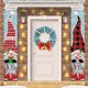thumbnail image 5 of Decoraciones navideñas al aire libre – Carteles para porche de gnomos, decoraciones colgantes, decoración navideña para exteriores, patio interior, hogar, puerta delantera, pared de garaje, 5 of 5