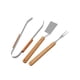 thumbnail image 5 of Kits de herramientas para barbacoa, pinza de acero inoxidable, tenedor, espátula para hamburguesas, práctico juego de herramientas para parrilla de, 5 of 9