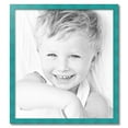 thumbnail image 2 of ArtToFrames 28" x 31" Turquoise Picture Frame, 28x31 inch Blue Wood Poster Frame (WOM-4588), 2 of 8