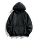 thumbnail image 1 of pstuiky Camisas suaves de manga larga para hombre, Sudadera con capucha y manga larga para hombre, deportiva, holgada, con cremallera y bolsillo con cordón, de color liso y a la moda s, 1 of 9