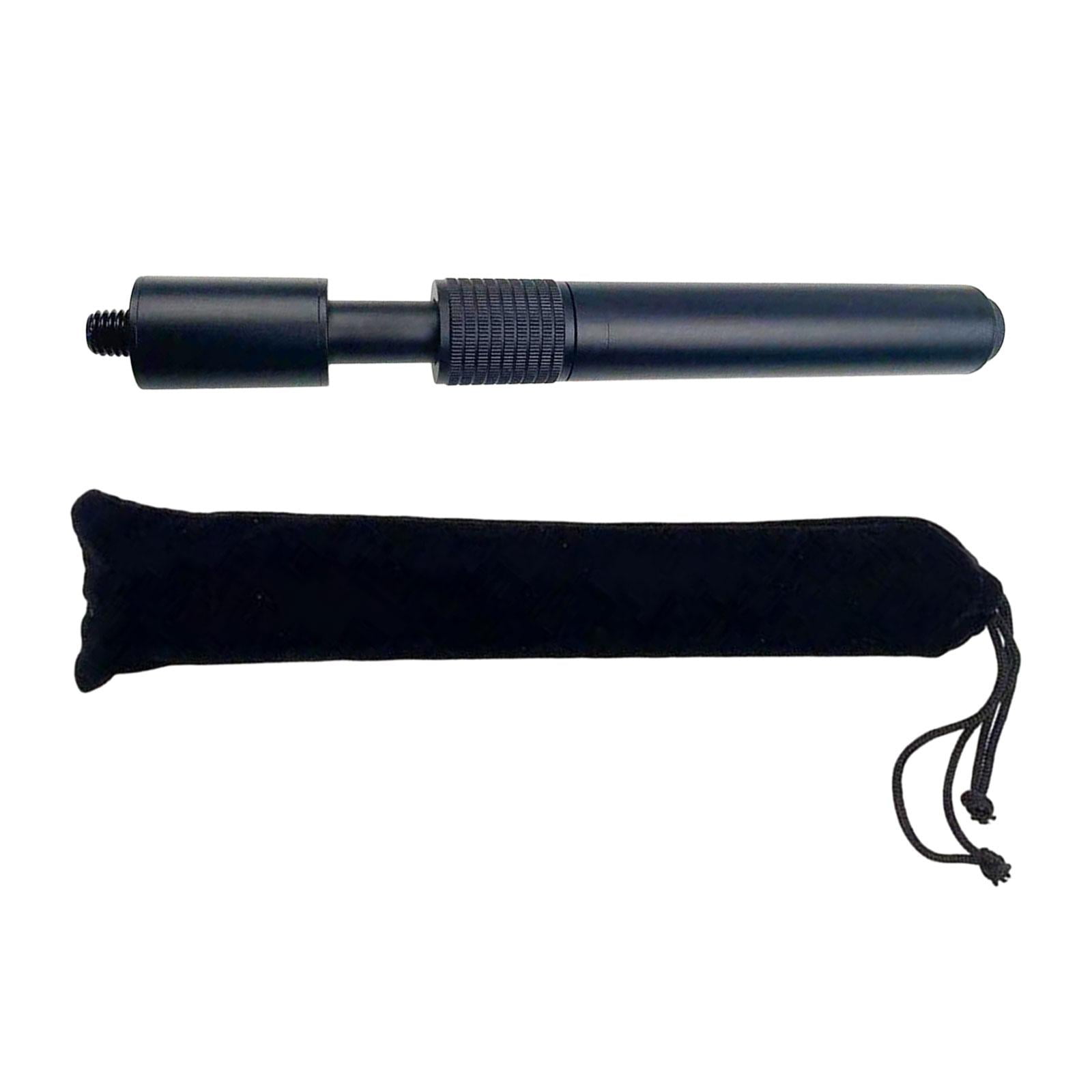 funtasica Pool Cue Extender Telescopic Billiards Pool Cue Extension Professional Cue End Lengthener for Training Snooker Tool Equipment D