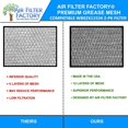 thumbnail image 3 of WB02X11534 Microwave Filter Replacement For GE Aluminum Grease Mesh Filter 6.81" X 6.34" Over The Range Kitchen Oven Vent 2-Pack, 3 of 6