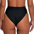 thumbnail image 6 of Sngxgn Women's Bikini Bottom Full Coverage Swim Briefs(Black,M), 6 of 8