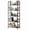 Wood Gray, variant on CONCETTA Bookshelf, 3-Tier Small Industrial Storage Shelf & Shelves, Metal Bookcase for Home Office, Living Room, Rust Brown