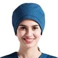 thumbnail image 1 of Solid Color Beautician Chef Gravida Scrub Cap  Bouffant Adjustable Elastic Hat, 1 of 10