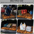 thumbnail image 3 of HUISEFOR Tiger Stripe Car Trunk Mat for Women 29" x 39" Non-Slip Cargo Mat Rear Trunk Liner Scratchproof Easy To Clean Universal Fit for Most Cars SUV, 3 of 7