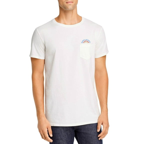 Banks Journal Mens Organic Cotton Spectrum Tee T-Shirt XL White Organic Cotton