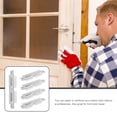 thumbnail image 4 of SEWACC 5Pcs Doors Reinforcement Plates Stainless Steel Practical Design for Interior Doors, 4 of 8