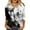 Black, variant on yunLCZ Womens Long Sleeve Shirts Womens Tops 3/4 Length Sleeve Summer V Neck Shirts Casual Tunic Tops 2025 Womens Long Sleeve Shirts