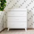 thumbnail image 2 of Babyletto Scoot 3 Drawer Dresser with Removable Changing Tray in White, 2 of 7