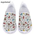 thumbnail image 1 of Zapatos planos con bonitos dibujos de enfermera para mujer, diseño de marca médica para mascotas, zapatillas de deporte de malla de aire de verano, mocasines casuales sin cordones con estampado veteri, 1 of 5
