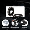 thumbnail image 4 of Yazoeia Bling Paw Car Cup Holder Coaster, 2 PCS Non-Slip Auto Cup Coasters, Shiny Crystal Rhinestone Insert Decorative Cup Mat, Universal Vehicle Interior Accessories for Most Cars (Black, 4 of 6