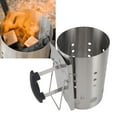 thumbnail image 1 of Fire Starter Chimney, Stainless Steel Chimney Starter Safe  For BBQ For Camping, 1 of 8