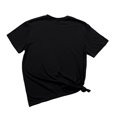 thumbnail image 3 of T-shirts pour Femmes Trapstar T-Shirt Imprimé pour Femmes Décontracté Graphique Filles Juniors Manches Courtes T-Shirt Fantaisie Hauts avec Col Rond (Noir, TG), 3 of 3