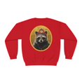 thumbnail image 3 of Royal Raccoon Graphic Sweatshirt, Vintage Aesthetic, 3 of 4