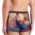thumbnail image 5 of Bingfone Rooster Oil Painting Men'S Underwear - Casual Stretch Boxer Briefs-Small, 5 of 9